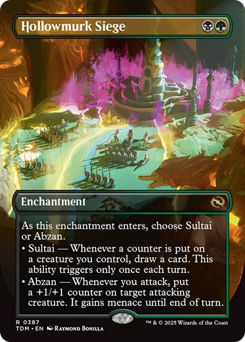 Hollowmurk Siege (Borderless) [Tarkir: Dragonstorm] - The Mythic Store | 24h Order Processing