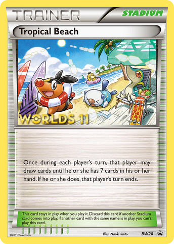 Tropical Beach (BW28) (Finalist) [Black & White: Black Star Promos] - The Mythic Store | 24h Order Processing