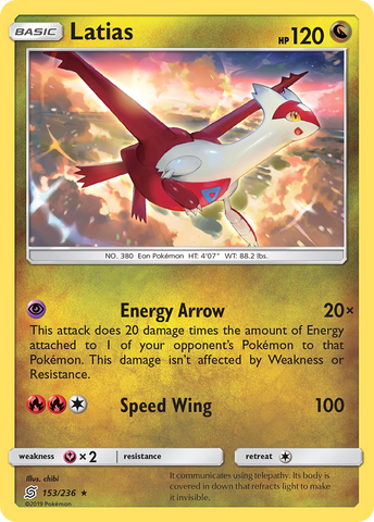 Latias (153/236) [Sun & Moon: Unified Minds] - The Mythic Store | 24h Order Processing
