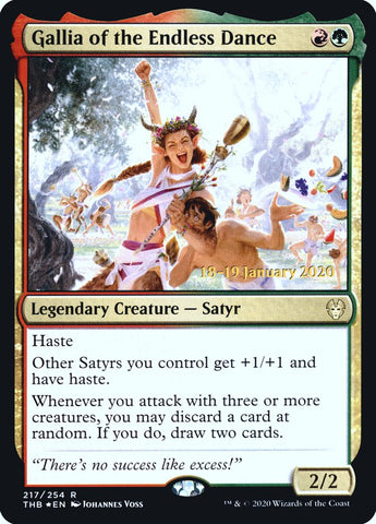 Gallia of the Endless Dance [Theros Beyond Death Prerelease Promos] - The Mythic Store | 24h Order Processing