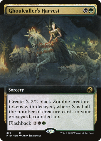 Ghoulcaller's Harvest (Extended Art) [Innistrad: Midnight Hunt] - The Mythic Store | 24h Order Processing