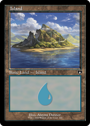 Island (440) (Retro) [Commander Masters] - The Mythic Store | 24h Order Processing