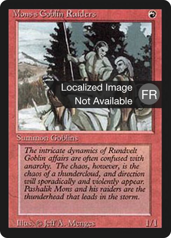 Mons's Goblin Raiders [Foreign Black Border] - The Mythic Store | 24h Order Processing