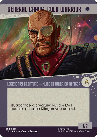 General Chang, Cold Warrior (0539) (Showcase Surge Foil) [Star Trek] - The Mythic Store | 24h Order Processing