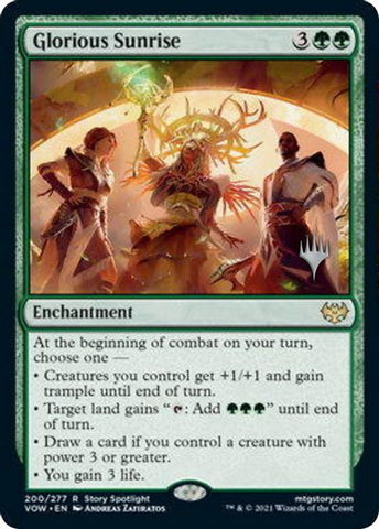Glorious Sunrise (Promo Pack) [Innistrad: Crimson Vow Promos] - The Mythic Store | 24h Order Processing