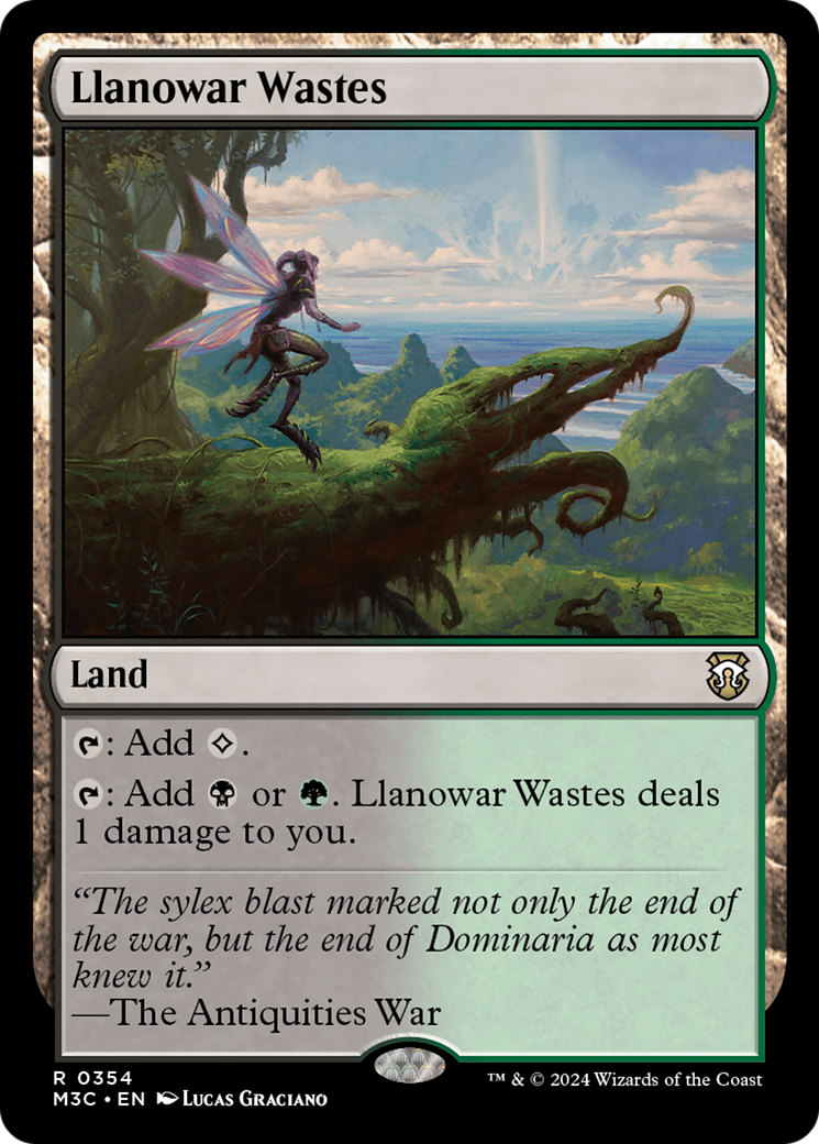 Llanowar Wastes (Ripple Foil) [Modern Horizons 3 Commander] - The Mythic Store | 24h Order Processing