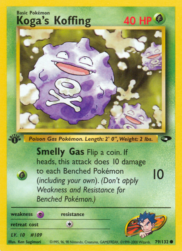 Koga's Koffing (79/132) [Gym Challenge 1st Edition] - The Mythic Store | 24h Order Processing