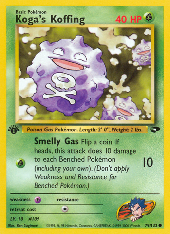 Koga's Koffing (79/132) [Gym Challenge 1st Edition] - The Mythic Store | 24h Order Processing