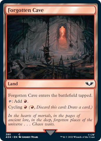 Forgotten Cave (Surge Foil) [Warhammer 40,000] - The Mythic Store | 24h Order Processing