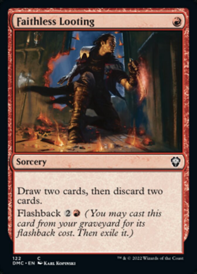 Faithless Looting [Dominaria United Commander] - The Mythic Store | 24h Order Processing