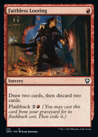 Faithless Looting [Dominaria United Commander] - The Mythic Store | 24h Order Processing