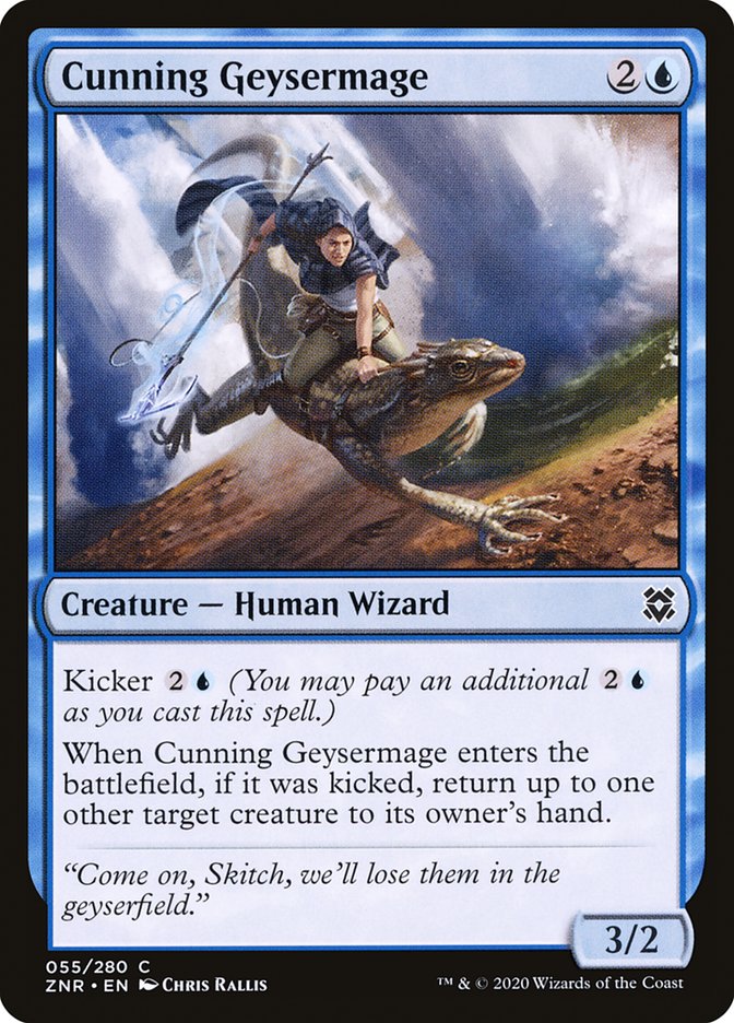 Cunning Geysermage [Zendikar Rising] - The Mythic Store | 24h Order Processing