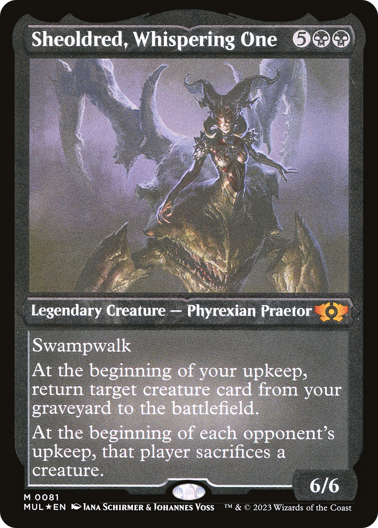 Sheoldred, Whispering One (Foil Etched) [Multiverse Legends] - The Mythic Store | 24h Order Processing