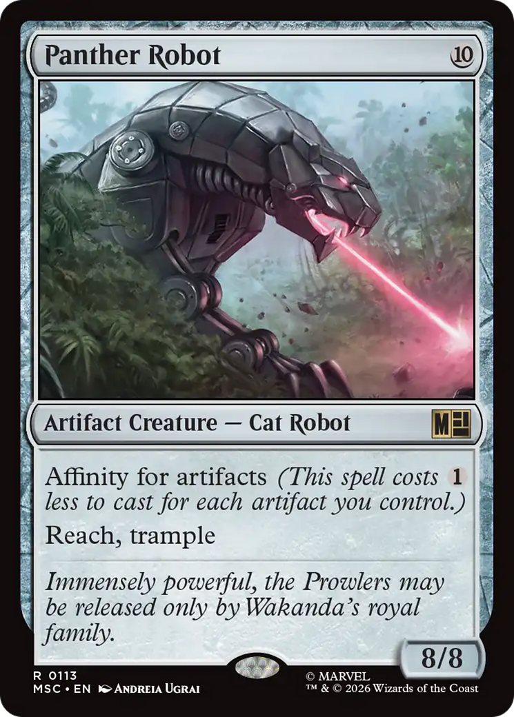 Panther Robot (Surge Foil) [Marvel Super Heroes Commander] - The Mythic Store | 24h Order Processing