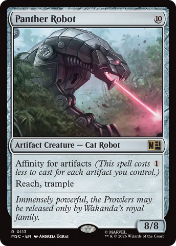 Panther Robot [Marvel Super Heroes Commander] - The Mythic Store | 24h Order Processing