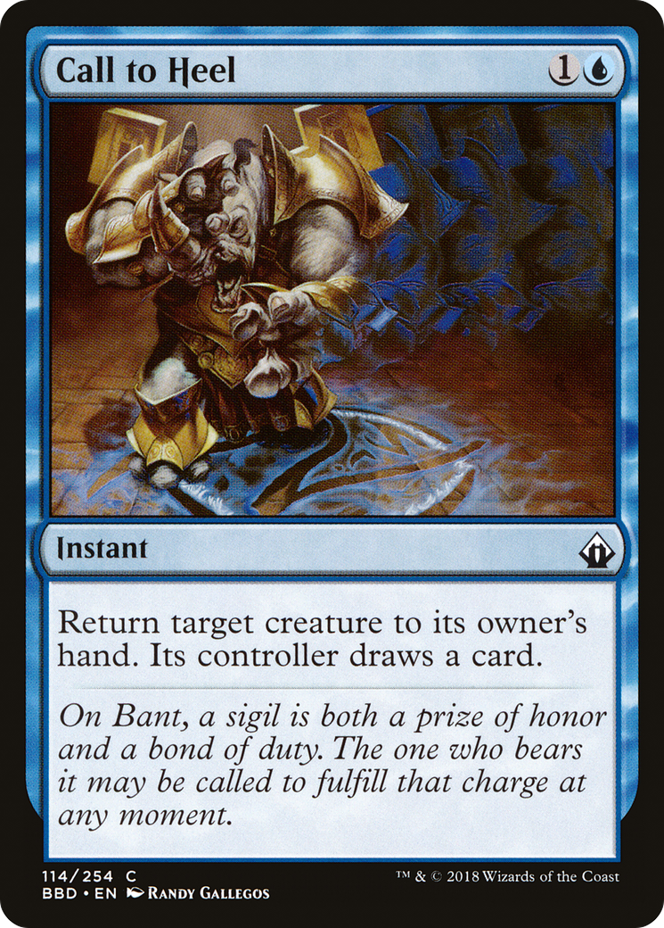 Call to Heel [Battlebond] - The Mythic Store | 24h Order Processing