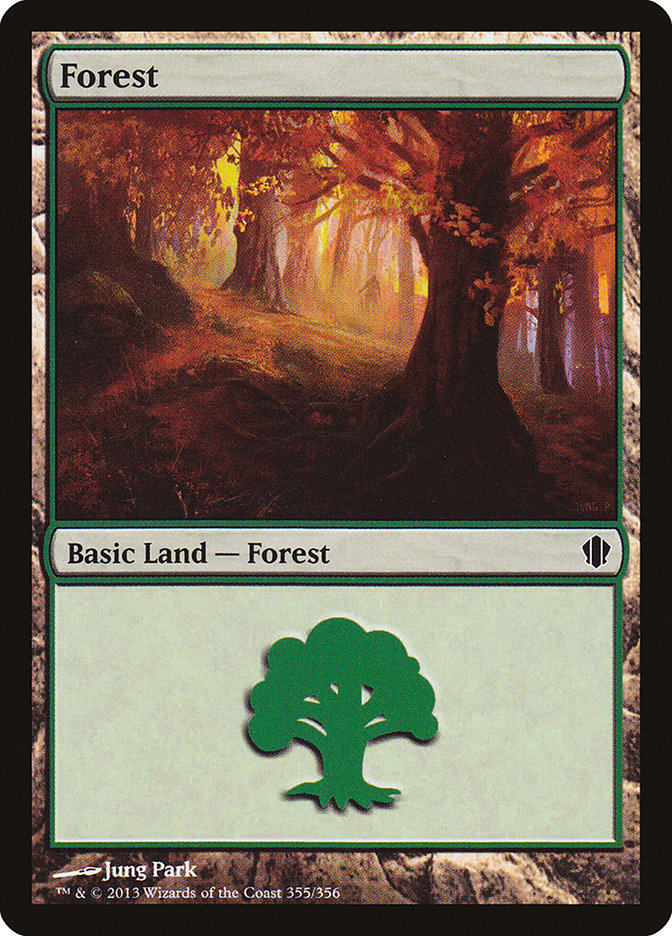 Forest (355) [Commander 2013] - The Mythic Store | 24h Order Processing