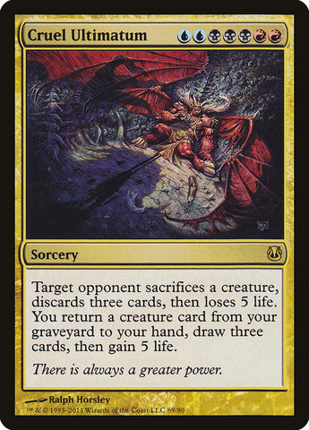 Cruel Ultimatum [Duel Decks: Ajani vs. Nicol Bolas] - The Mythic Store | 24h Order Processing