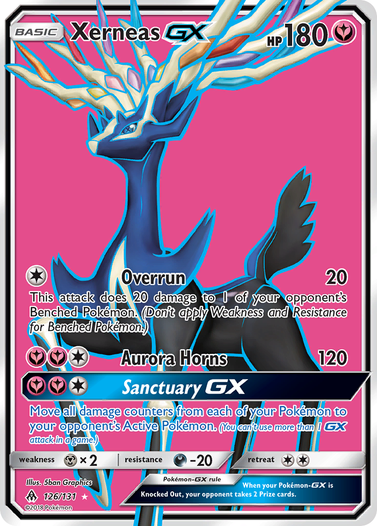 Xerneas GX (126/131) [Sun & Moon: Forbidden Light] - The Mythic Store | 24h Order Processing
