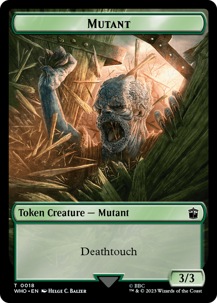 Copy // Mutant Double-Sided Token [Doctor Who Tokens] - The Mythic Store | 24h Order Processing