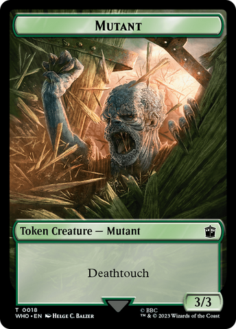 Mutant // Alien Insect Double-Sided Token [Doctor Who Tokens] - The Mythic Store | 24h Order Processing