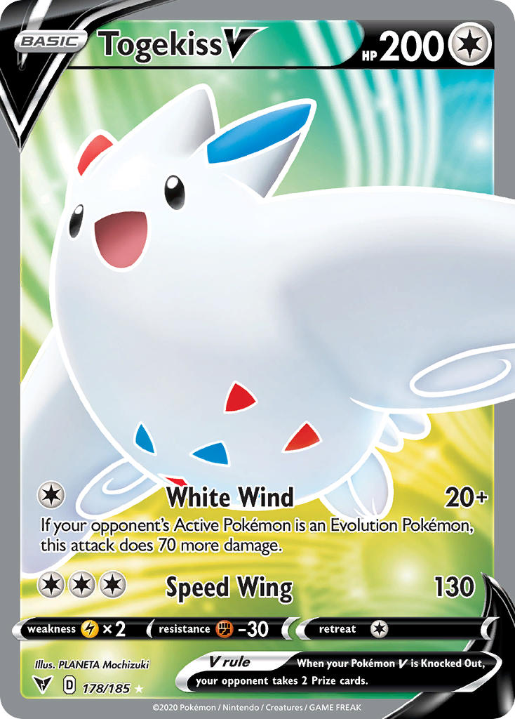Togekiss V (178/185) [Sword & Shield: Vivid Voltage] - The Mythic Store | 24h Order Processing