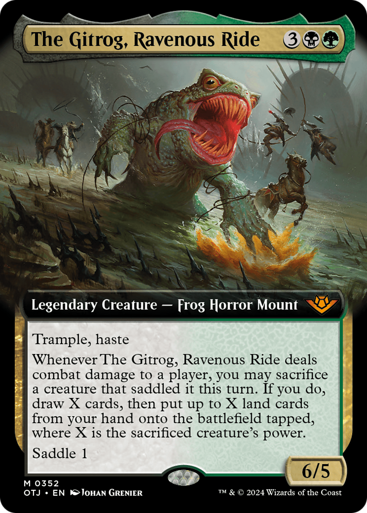 The Gitrog, Ravenous Ride (Extended Art) [Outlaws of Thunder Junction] - The Mythic Store | 24h Order Processing