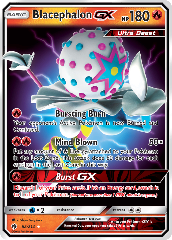 Blacephalon GX (52/214) [Sun & Moon: Lost Thunder] - The Mythic Store | 24h Order Processing