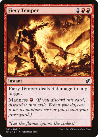 Fiery Temper [Commander 2019] - The Mythic Store | 24h Order Processing