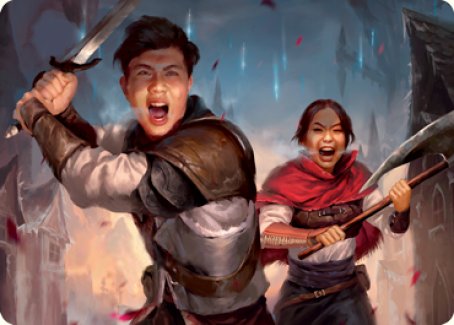 Daybreak Combatants Art Card [Innistrad: Crimson Vow Art Series] - The Mythic Store | 24h Order Processing