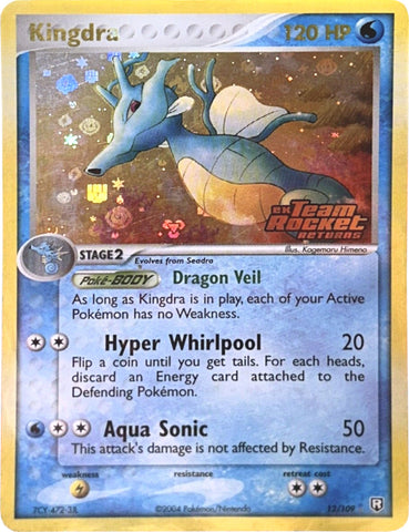 Kingdra (12/109) (Stamped) [EX: Team Rocket Returns] - The Mythic Store | 24h Order Processing