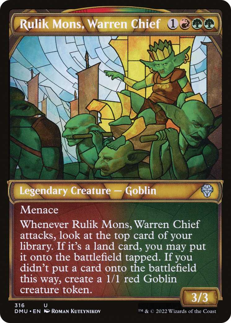 Rulik Mons, Warren Chief (Showcase) [Dominaria United] - The Mythic Store | 24h Order Processing