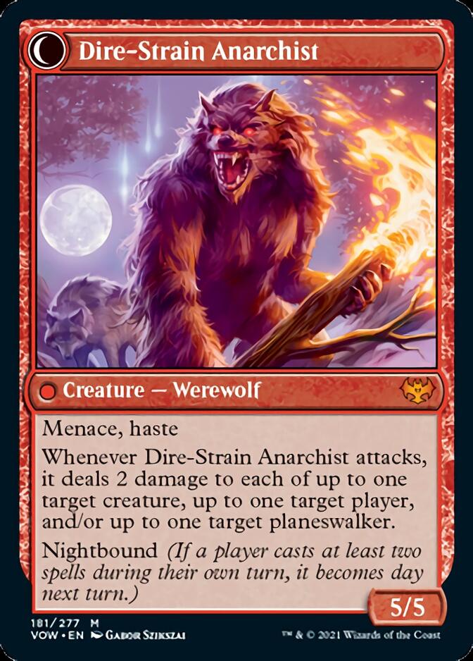 Volatile Arsonist // Dire-Strain Anarchist [Innistrad: Crimson Vow] - The Mythic Store | 24h Order Processing