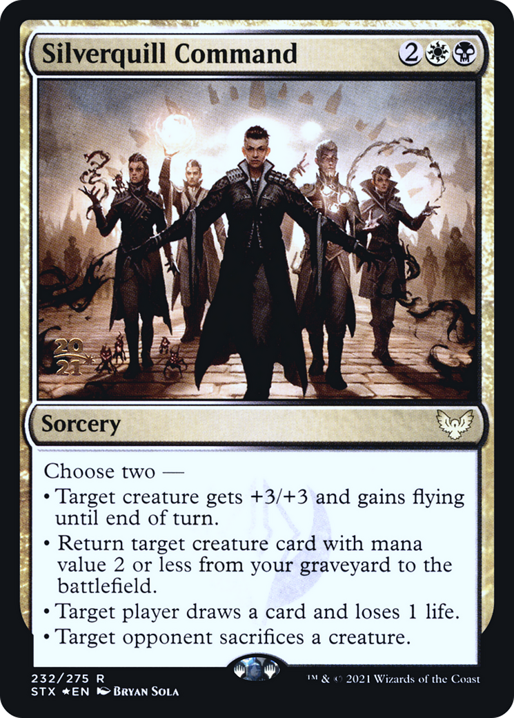 Silverquill Command [Strixhaven: School of Mages Prerelease Promos] - The Mythic Store | 24h Order Processing