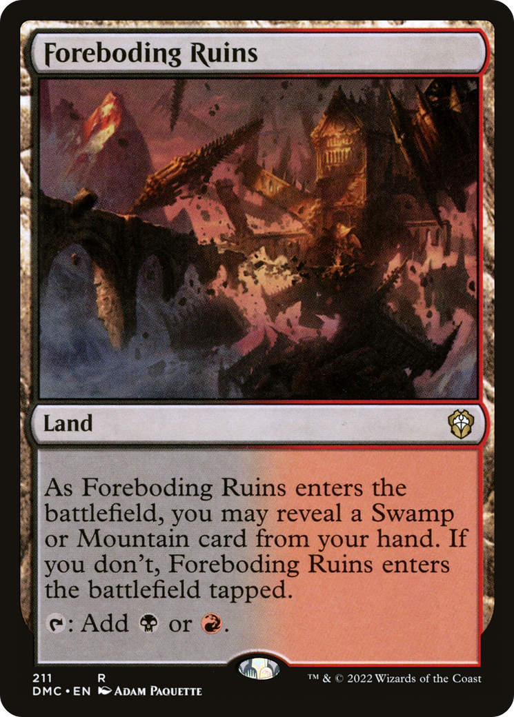 Foreboding Ruins [Dominaria United Commander] - The Mythic Store | 24h Order Processing