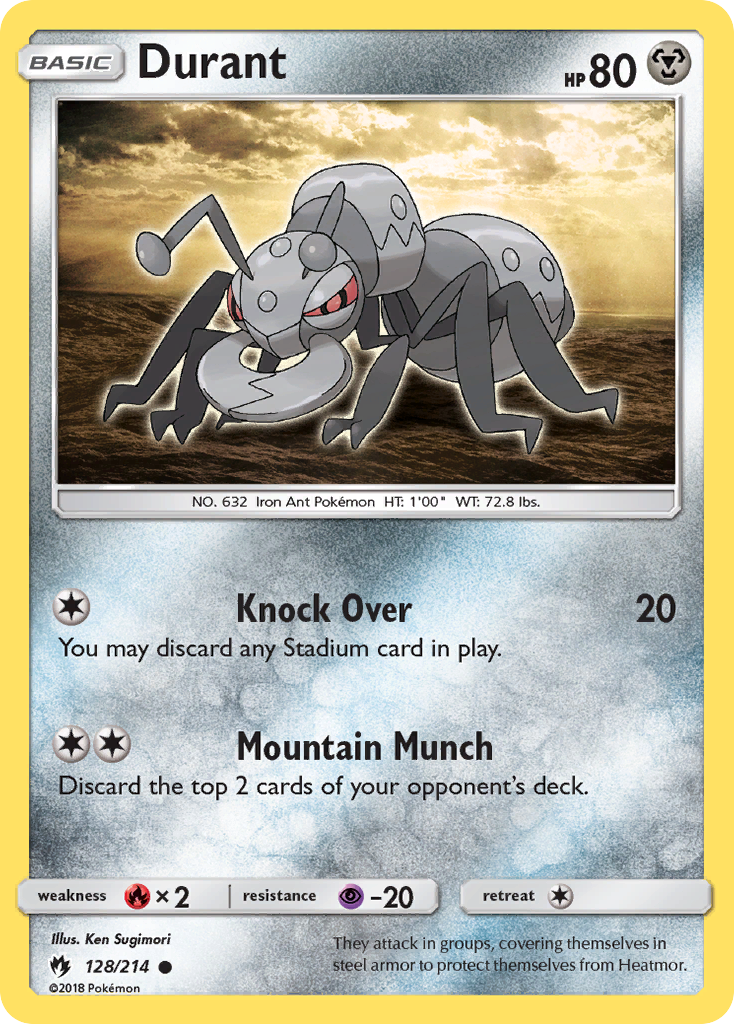 Durant (128/214) [Sun & Moon: Lost Thunder] - The Mythic Store | 24h Order Processing