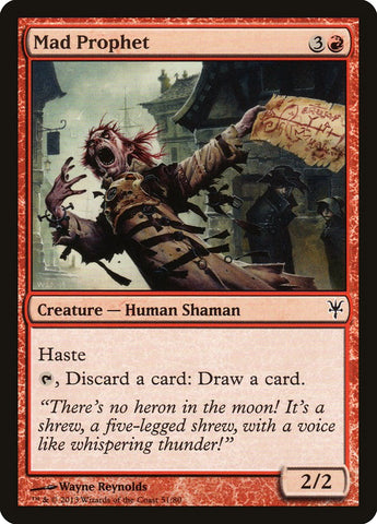 Mad Prophet [Duel Decks: Sorin vs. Tibalt] - The Mythic Store | 24h Order Processing