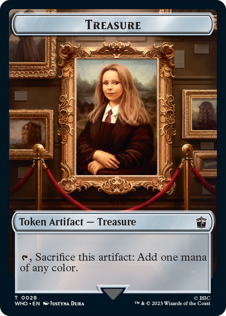 Horse // Treasure (0028) Double-Sided Token [Doctor Who Tokens] - The Mythic Store | 24h Order Processing
