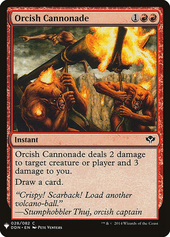 Orcish Cannonade [Mystery Booster] - The Mythic Store | 24h Order Processing