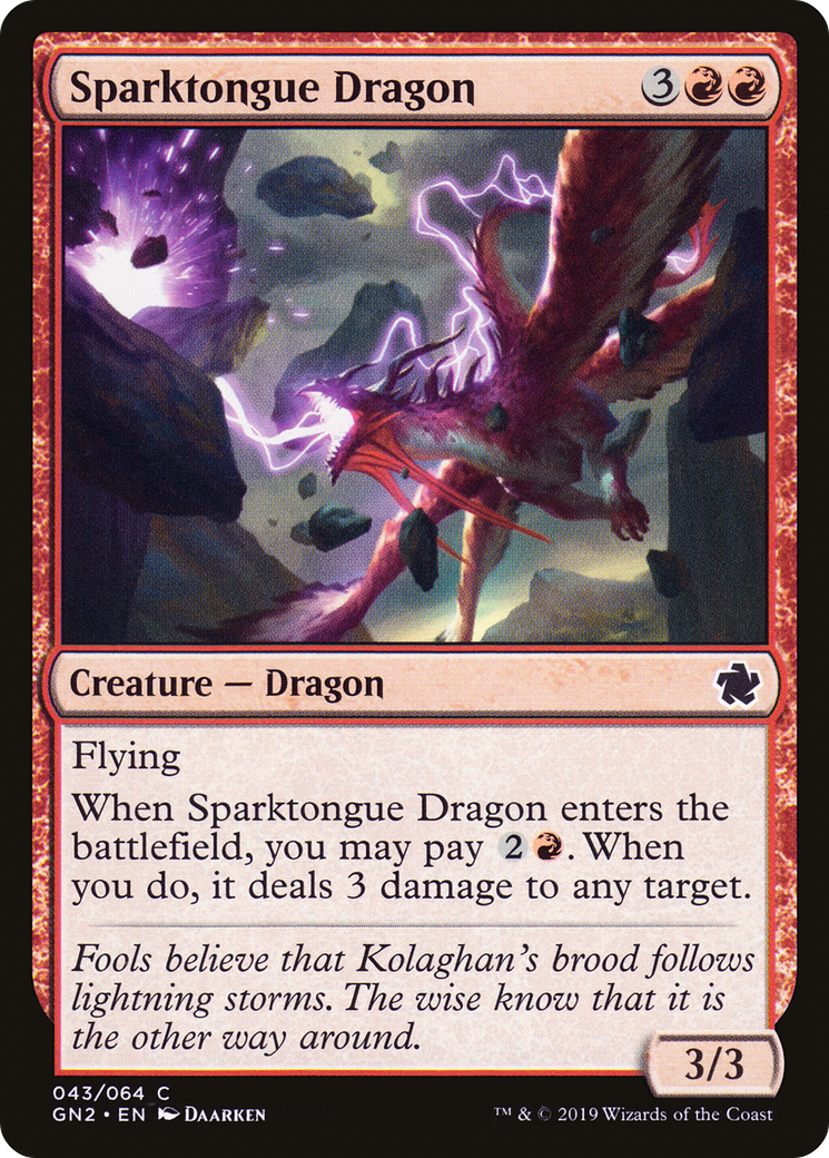 Sparktongue Dragon [Game Night 2019] - The Mythic Store | 24h Order Processing