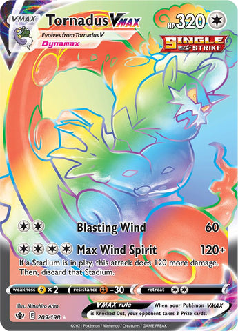 Tornadus VMAX (209/198) [Sword & Shield: Chilling Reign] - The Mythic Store | 24h Order Processing