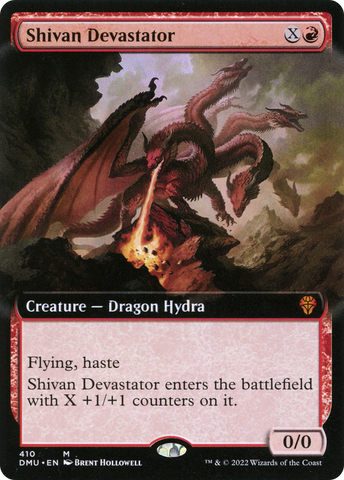Shivan Devastator (Extended Art) [Dominaria United] - The Mythic Store | 24h Order Processing