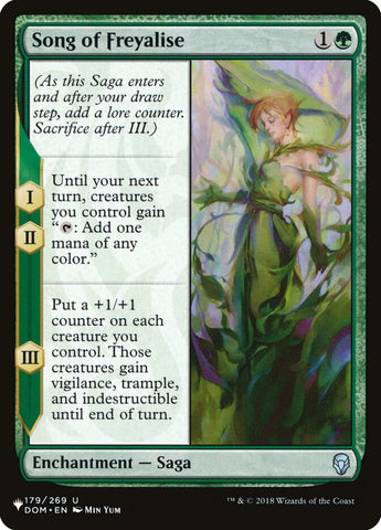 Song of Freyalise [The List] - The Mythic Store | 24h Order Processing