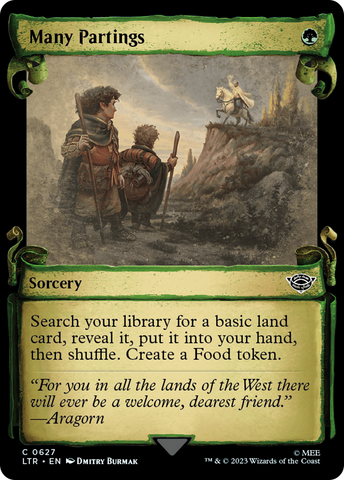 Many Partings [The Lord of the Rings: Tales of Middle-Earth Showcase Scrolls] - The Mythic Store | 24h Order Processing
