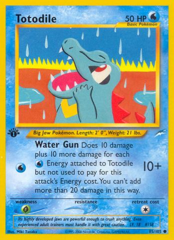 Totodile (85/105) [Neo Destiny 1st Edition] - The Mythic Store | 24h Order Processing