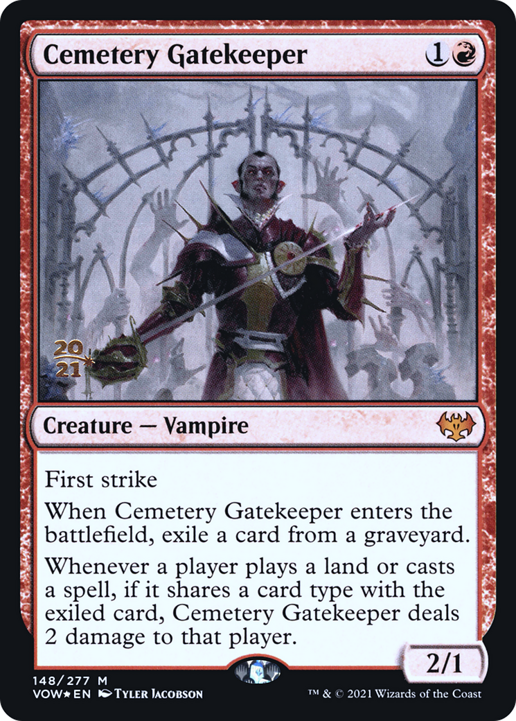 Cemetery Gatekeeper [Innistrad: Crimson Vow Prerelease Promos] - The Mythic Store | 24h Order Processing