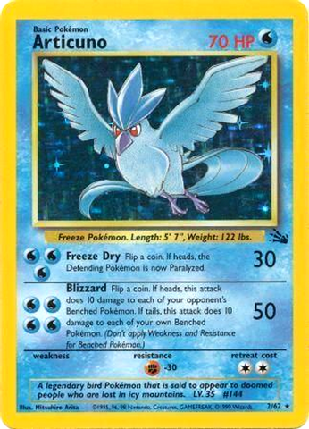 Articuno (2/62) [Fossil Unlimited] - The Mythic Store | 24h Order Processing