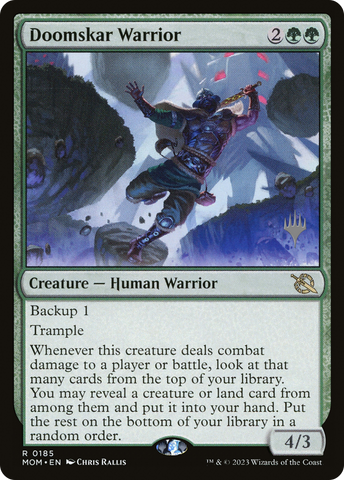 Doomskar Warrior (Promo Pack) [March of the Machine Promos] - The Mythic Store | 24h Order Processing