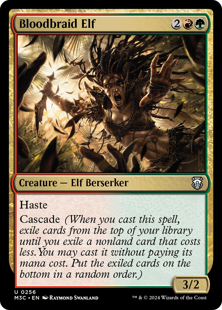 Bloodbraid Elf (Ripple Foil) [Modern Horizons 3 Commander] - The Mythic Store | 24h Order Processing