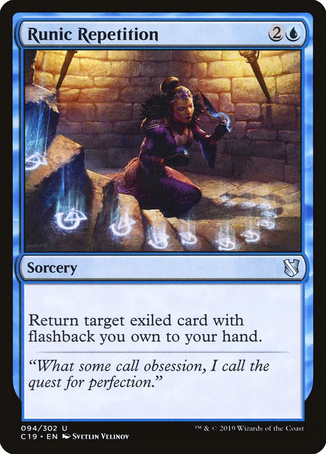 Runic Repetition [Commander 2019] - The Mythic Store | 24h Order Processing